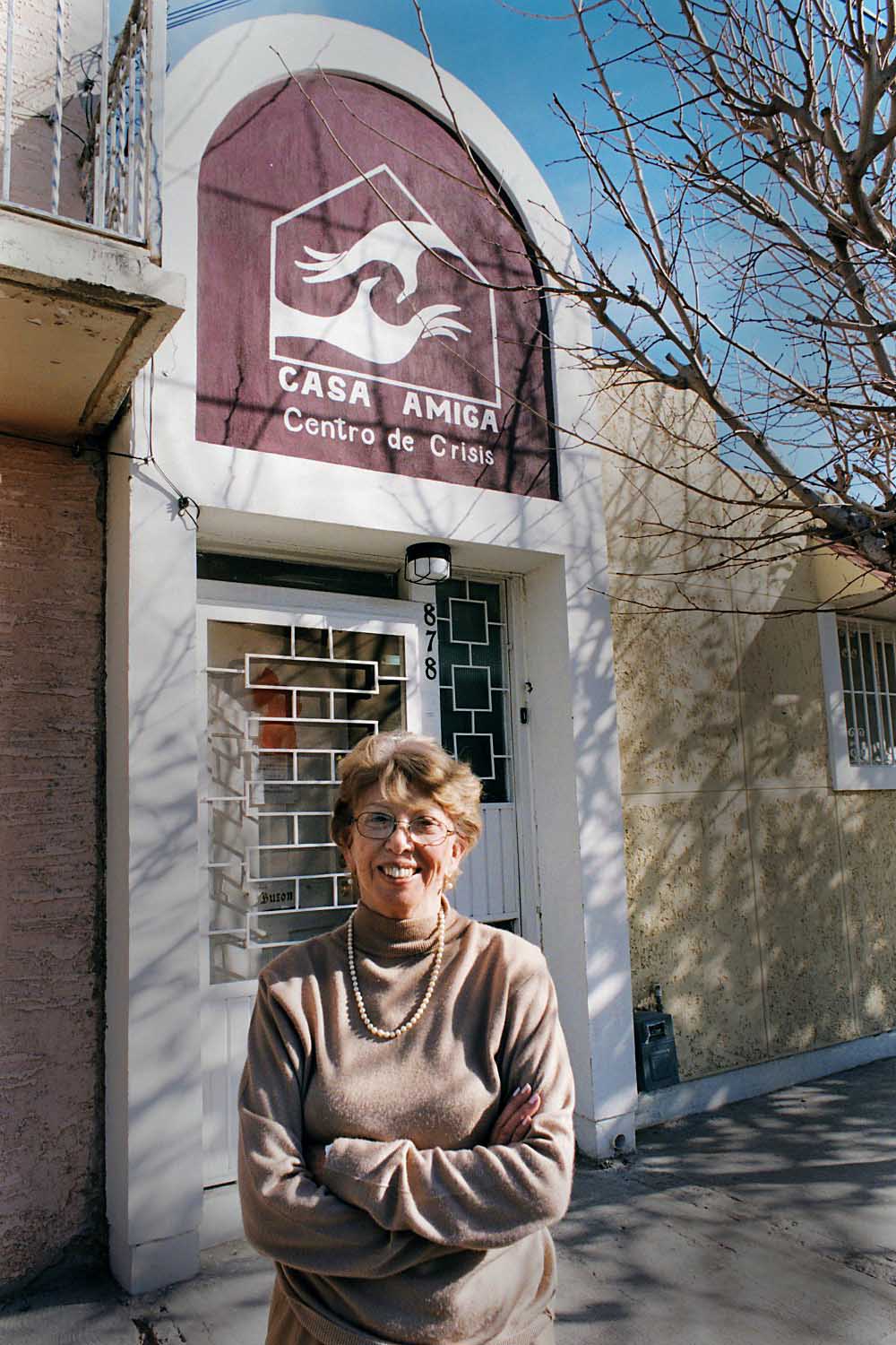 Esther Chave Cano at Casa Amiga