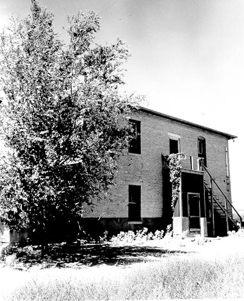 This is the only building still standing today of the thirty-five buildings in the colony. It was used as a studio.